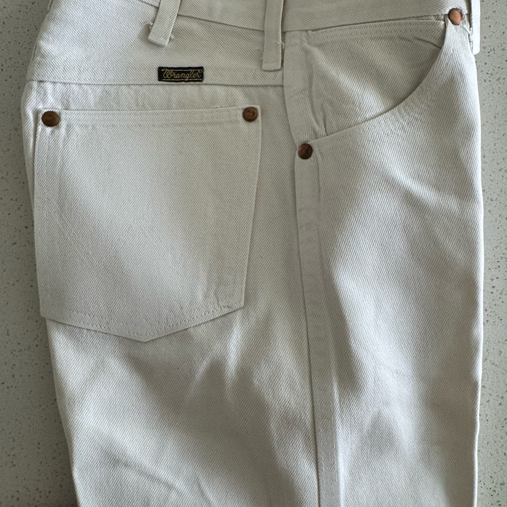 Wrangler White Denim Jeans